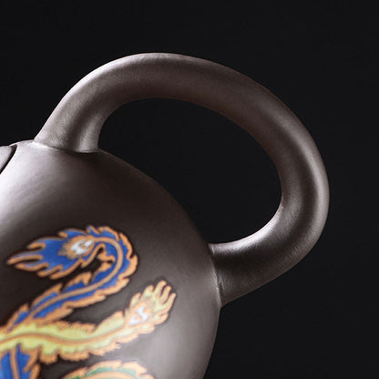 Color Changing Dragon Clay Teapot